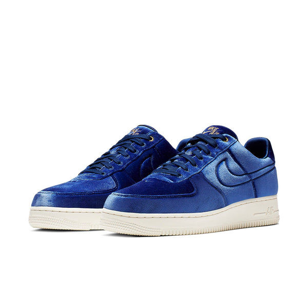 Кроссовки air force 1 low '07 premium 'blue velour' Nike, синий — фото 3