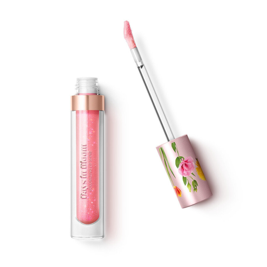 

KIKO Milano, Days in Bloom Volumizing Lip Shine, блеск для губ, придающий объем губам и сияющий финиш, 02 Innovative Nude, 2,7 мл