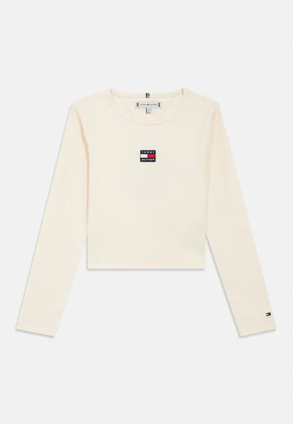 Футболка с длинным рукавом heritage, очень облегающего кроя. Tommy Hilfiger, Ancient White — фото 3