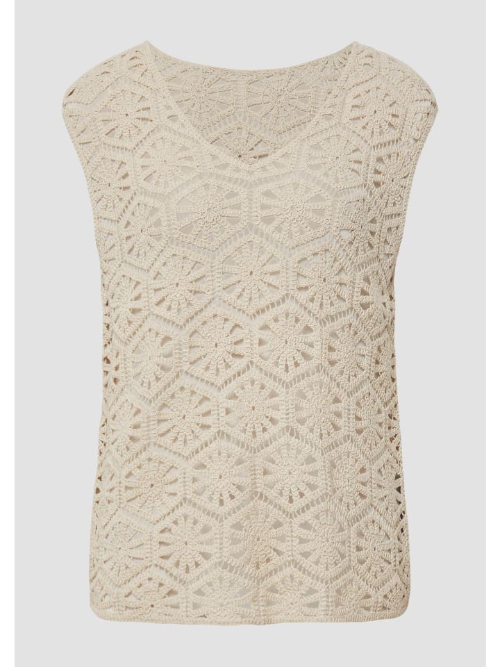 

s.Oliver Вязаный жилет цвета 8061_бежевый