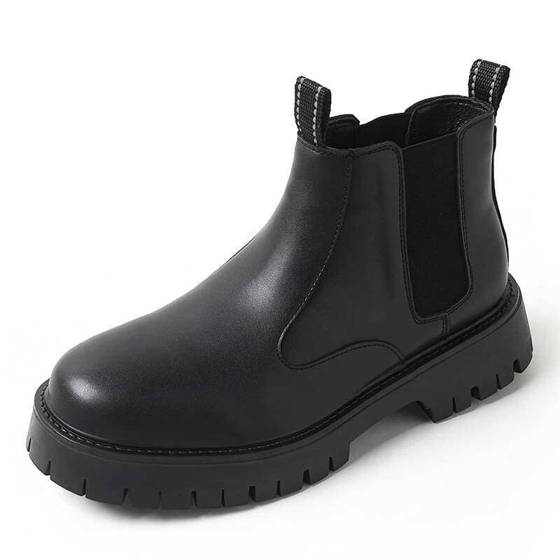 

Челси Ботинки Мужские Weishibangwei, цвет Black Fleece-Lined