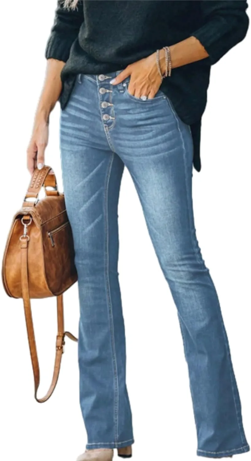 

Женские джинсы с широкими штанинами и высокой посадкой WGXWGX