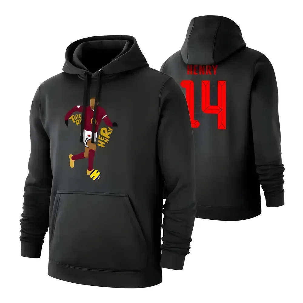 Детская худи с капюшоном Arsenal Fc Thierry Henry Tribute, черный