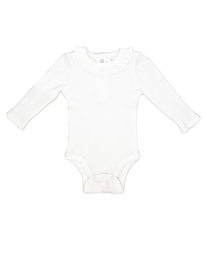 Детский комплект для девочки Misty Rose Bell: боди, штанишки и куртка, 3 предмета Baby Mode, зеленый — фото 4