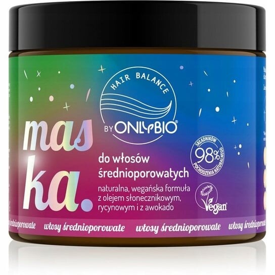 

Маска для волос средней пористости, 400мл Only Bio Balance, ONLYBIO