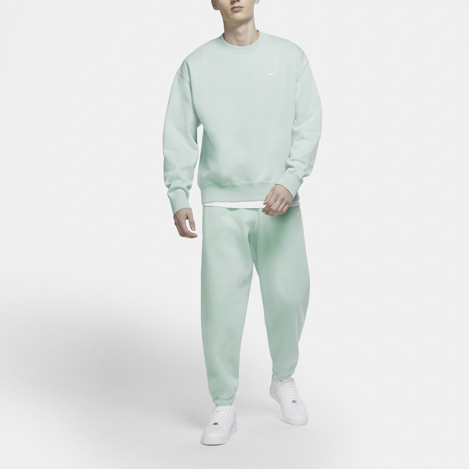 Повседневные брюки мужские бирюзовые Nike, бирюзовый — фото 3
