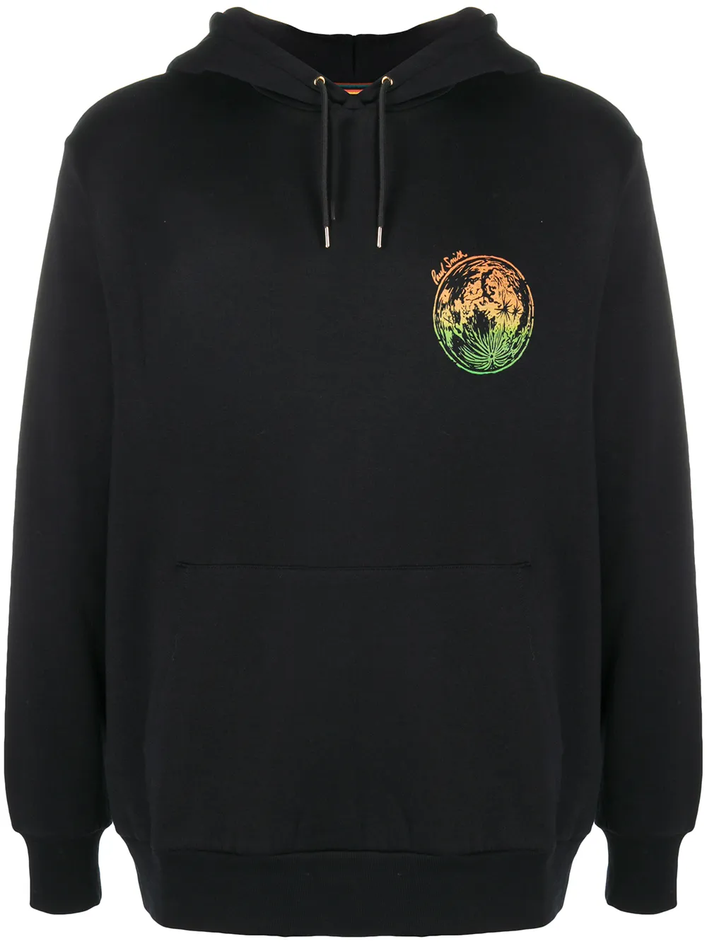 

Худи с кулиской и логотипом Paul Smith, черный