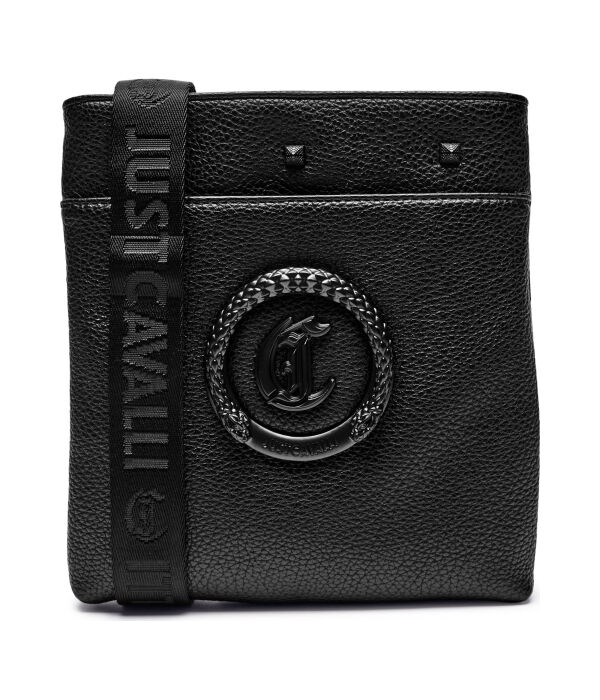 

Кожаная сумка через плечо Just Cavalli, черный