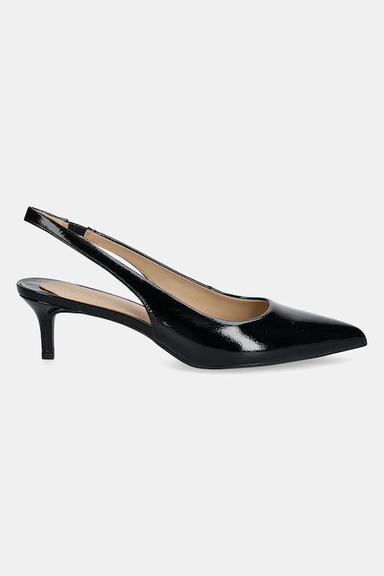 Кожаные туфли-лодочки Lolah II Lauren Ralph Lauren, черный — фото 2