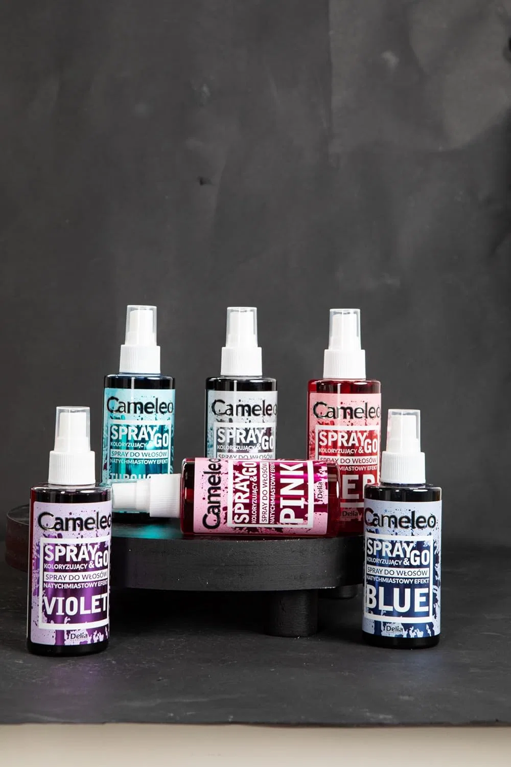 Спрей-краска для волос «Spray & Go» от Cameleo Cameleo, Silver — фото 3