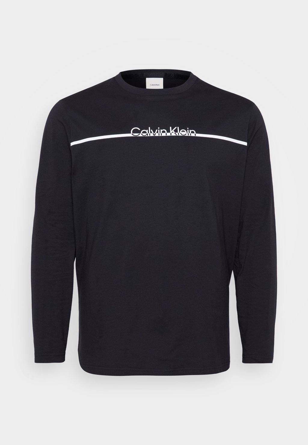 

Топ с длинными рукавами SPLIT LINE LOGO Calvin Klein, черный