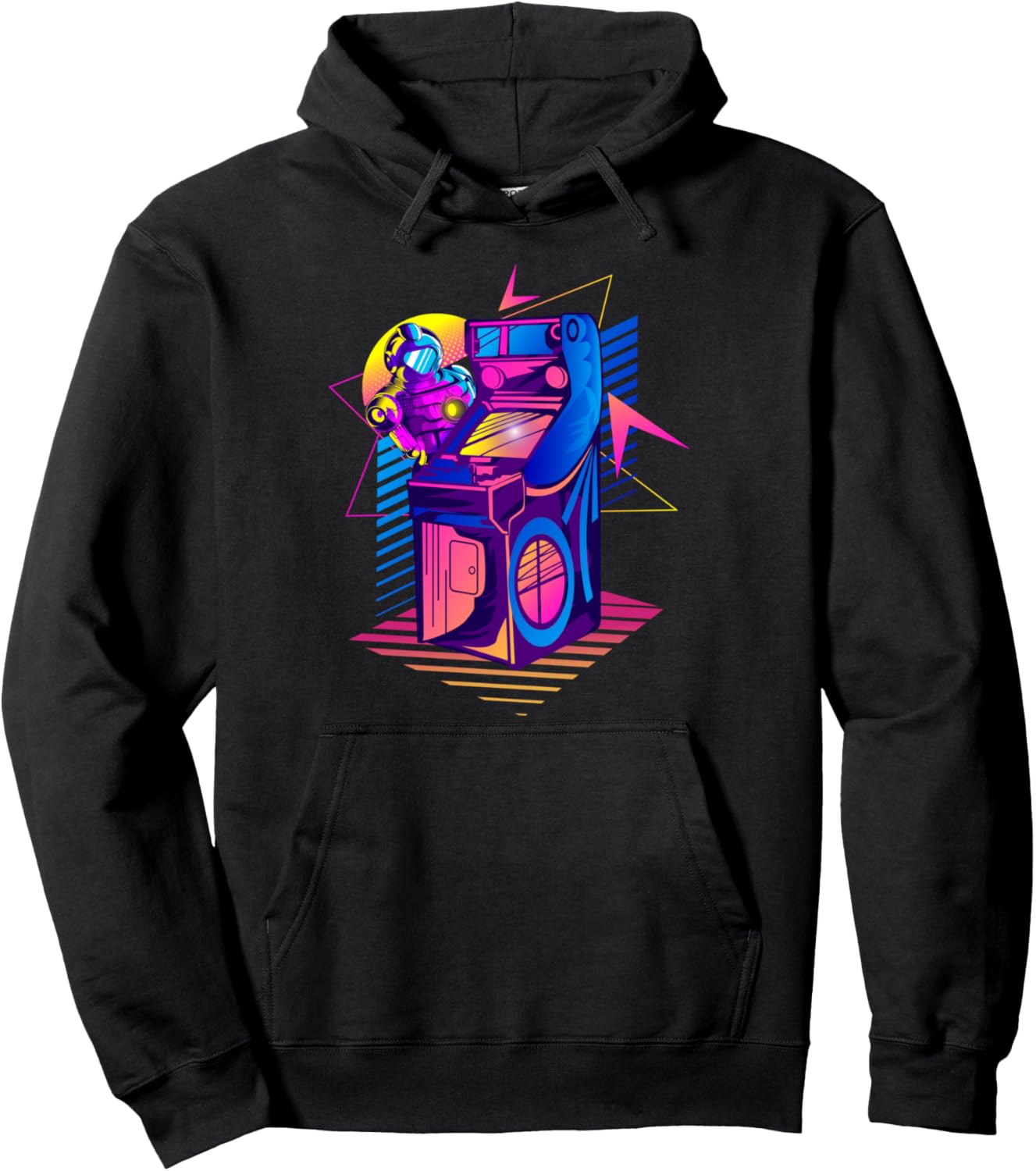

Винтажная игровая консоль в стиле ретро, Vapor Wave, аркадные игры, толстовка Retro Vaporwave Apparel, черный