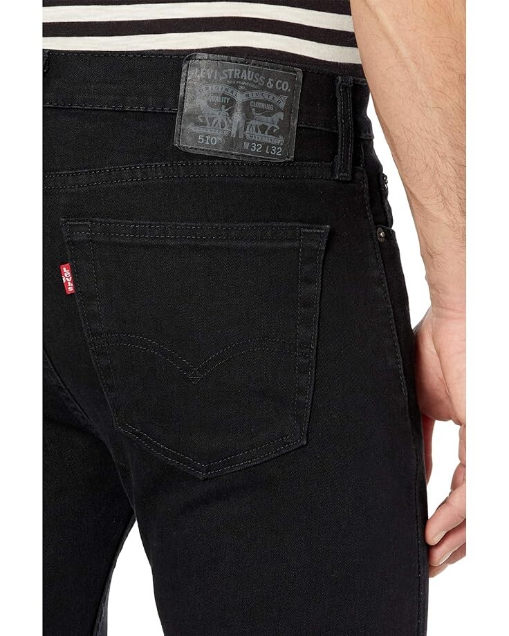 Джинсы Levi's Mens 510 Skinny, цвет Native Cali Black Stretch — фото 4
