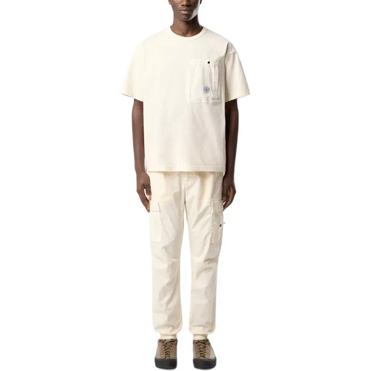 Футболка мужская Ivory, круглый вырез STONE ISLAND — фото 4