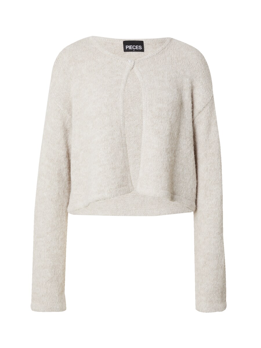 

Вязаный кардиган PIECES Knit Cardigan PCRUNO, светло-серый