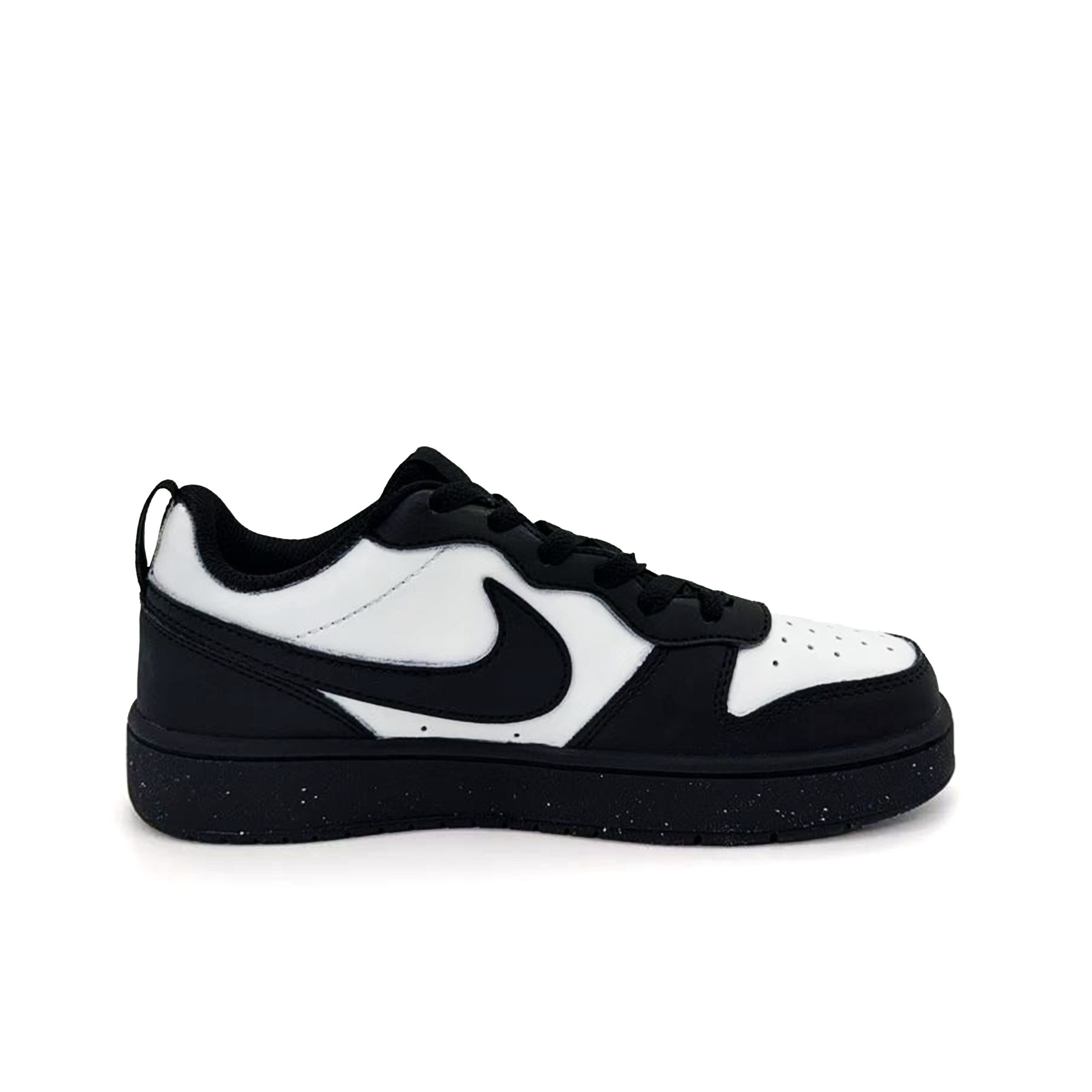 Nike Court Borough Leaping Dolphin Slip Resistant Low top Kids' Skateboarding Shoes Black White Teenagers — фото 3