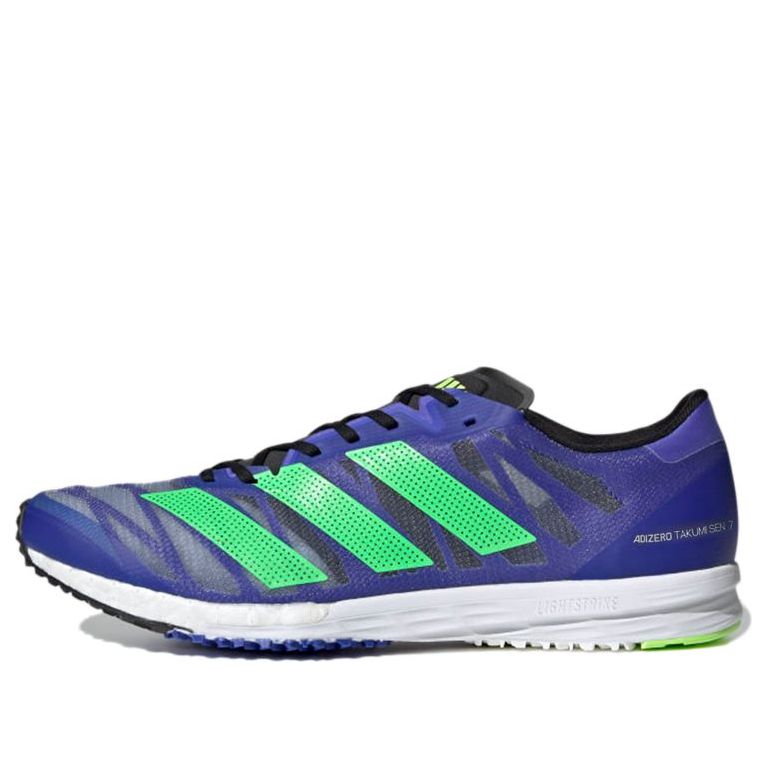 

Кроссовки adidas Adizero Takumi Sen 7 'Blue Neon Green', синий