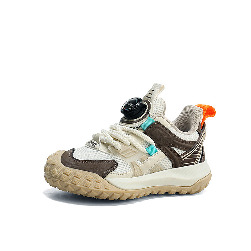 Кроссовки Jeep Kids Lifestyle Shoes Kids Low-top White/Brown, коричневый — фото 3