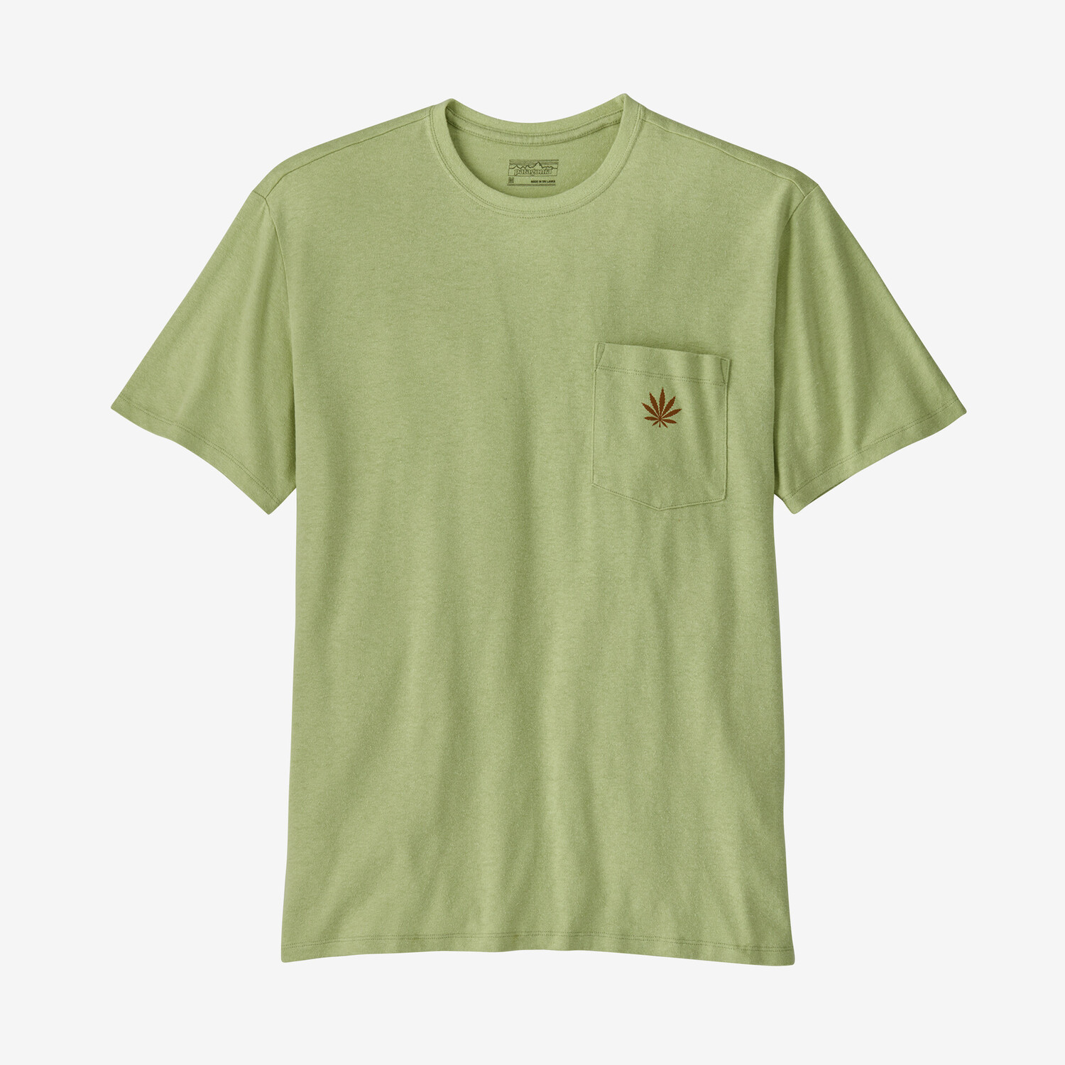 

Мужская футболка с рабочим карманом Patagonia, цвет Hemp Leaf: Friend Green