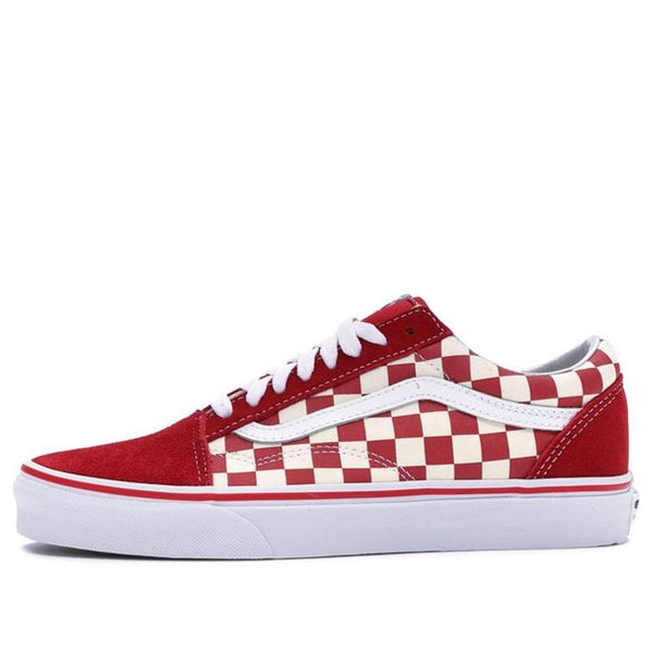 

Кроссовки old skool 'red checkerboard' Vans, красный
