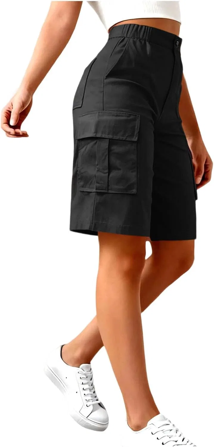Шорты для хайкинга карго, Twill, Black