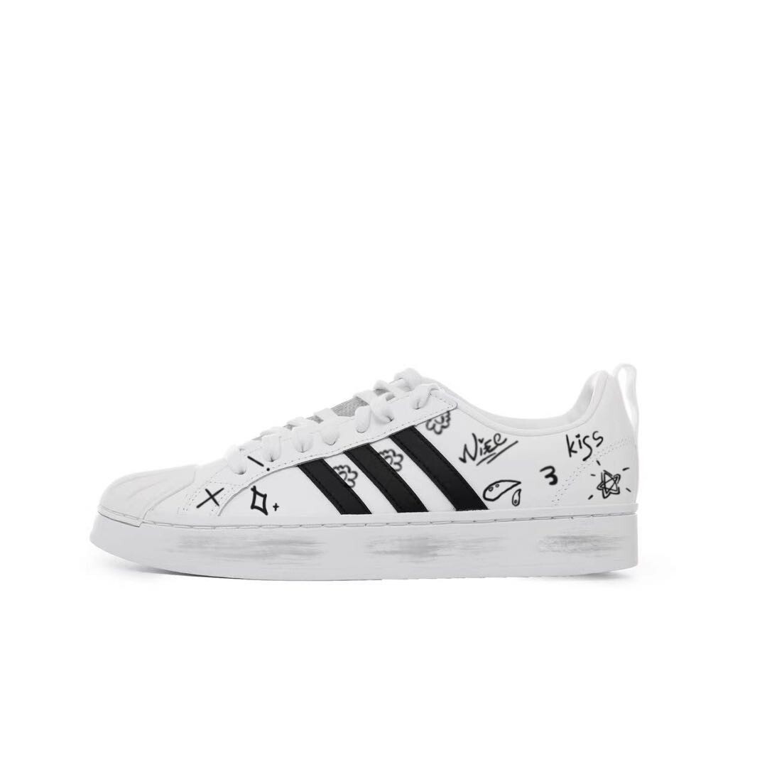 

Кроссовки adidas neo Streetcheck Skateboarding Shoes Women's Low-top Black/white, белый