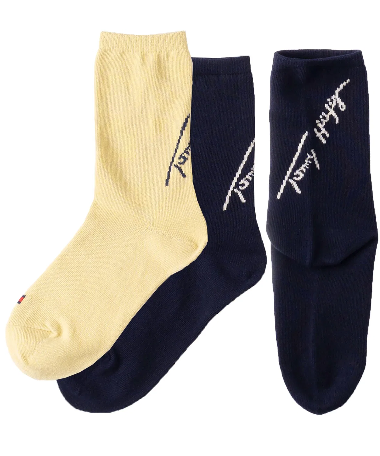 Носки Tommy Hilfiger, 2 пары, хлопок, миди, разноцветные