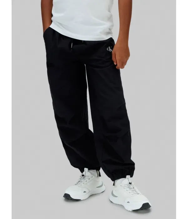 Брюки loose fit Calvin Klein Jeans, черный