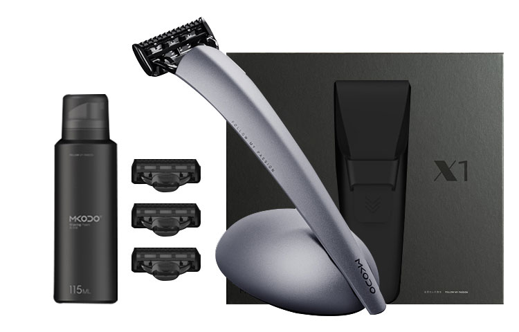 

Мужские инструменты для бритья Mkodo, темно-серый