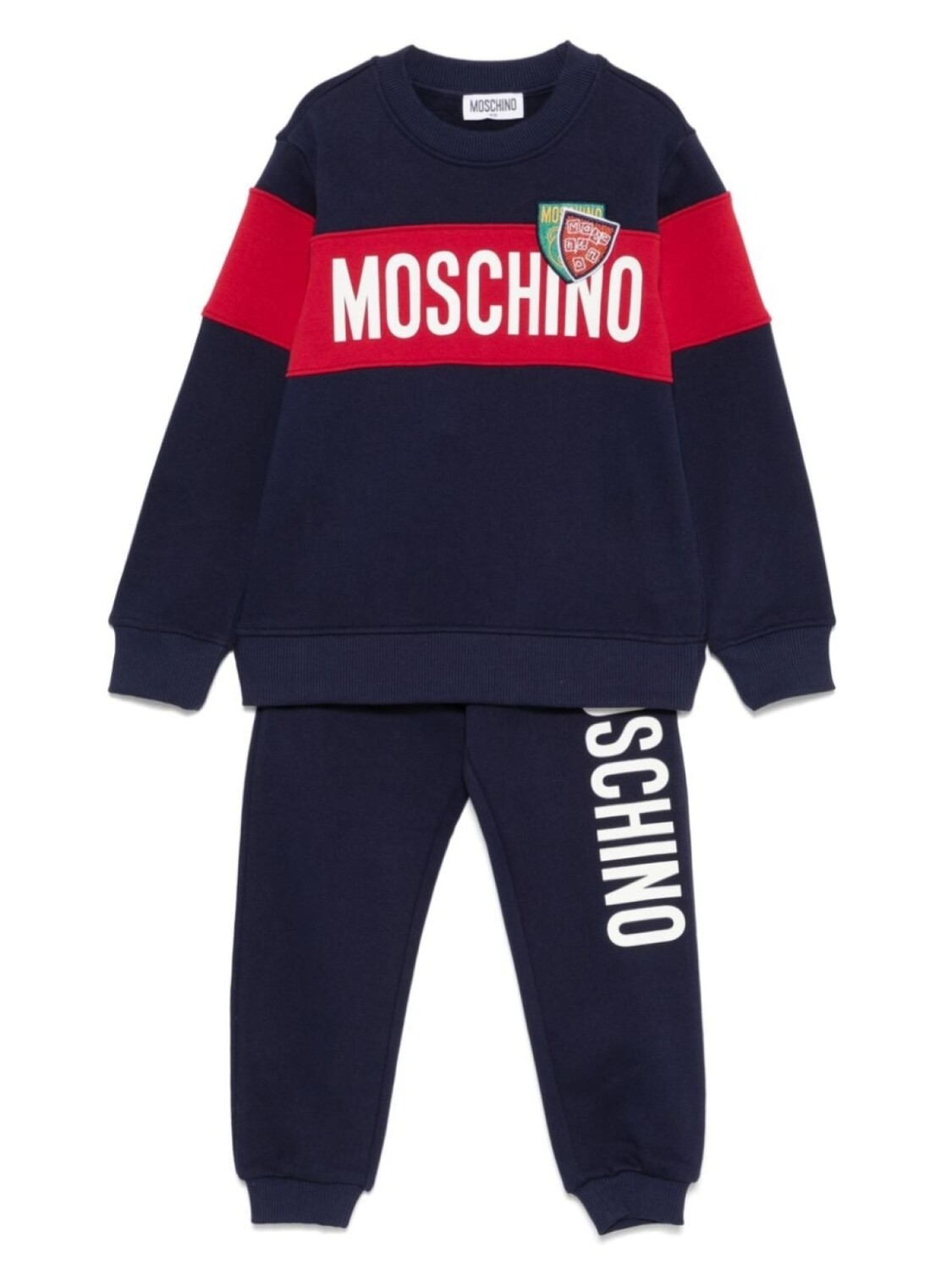 

Спортивный костюм с логотипом Moschino Kids, синий