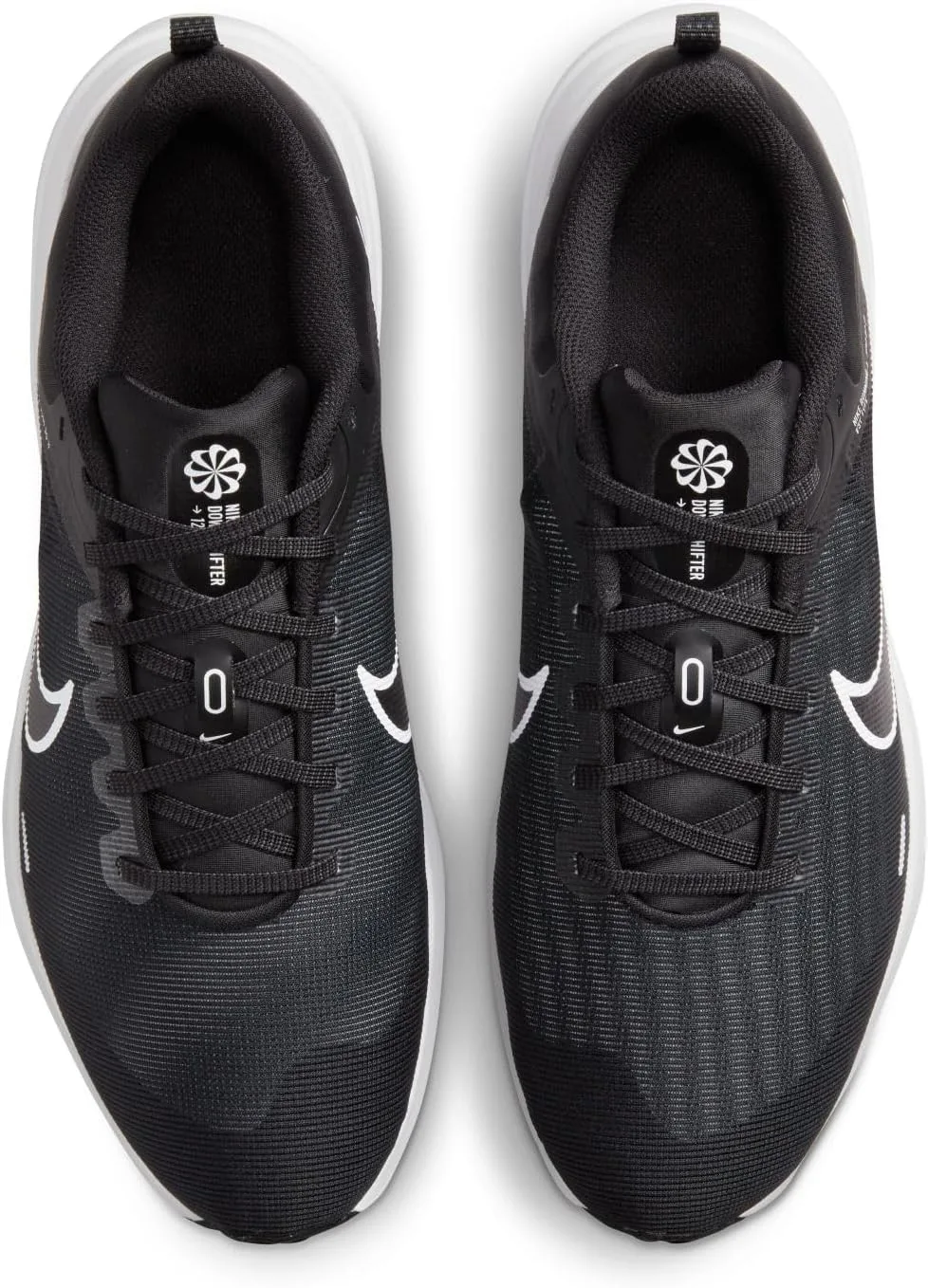 Мужские кроссовки Nike Downshifter 12, белый/черный/серый — фото 3