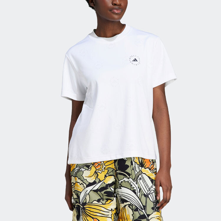 Stella McCartney TrueCasuals Обычные спортивные футболки Белые Adidas — фото 2