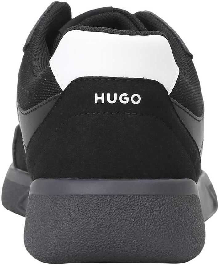 Кроссовки HUGO Men's Riven_Tenn_mxmt Tennis, Black 1 — фото 4