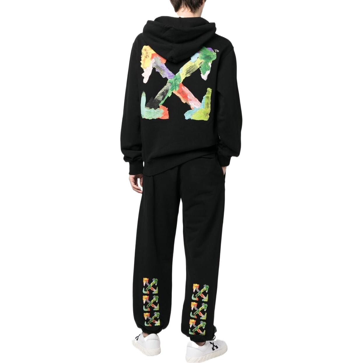 Штаны спортивные Off-White Brush Arrows мужские, черный — фото 4