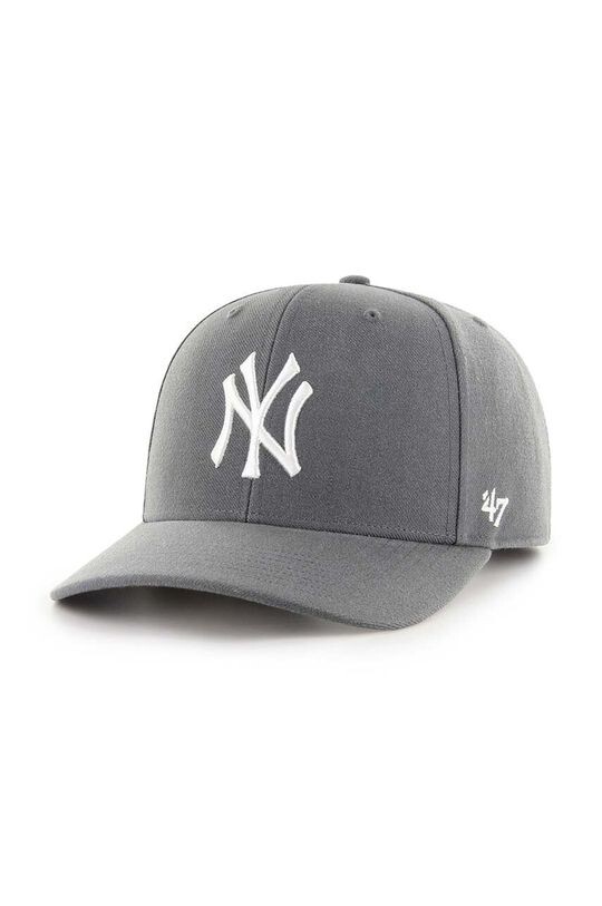 

Бейсболка New York Yankees из смесовой шерсти 47 brand, серый