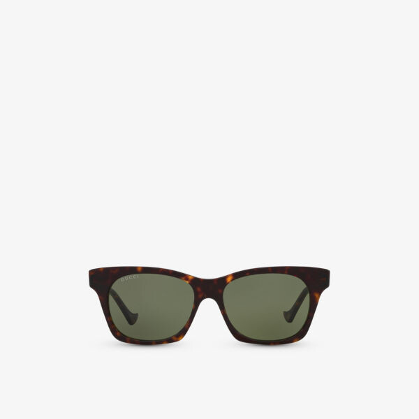 

Солнцезащитные очки GG1299S из ацетата кошачьего глаза Gucci, коричневый