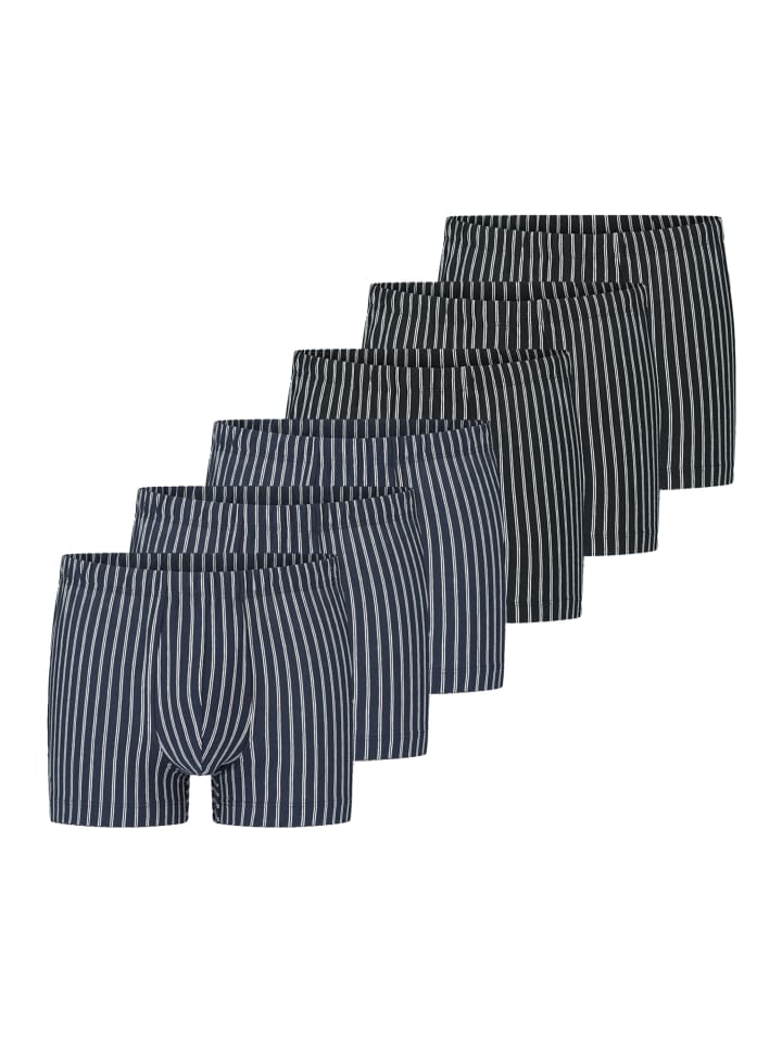 

Schiesser Ретро шорты/брюки из органического хлопка 95/5 Essentials, черно-синие