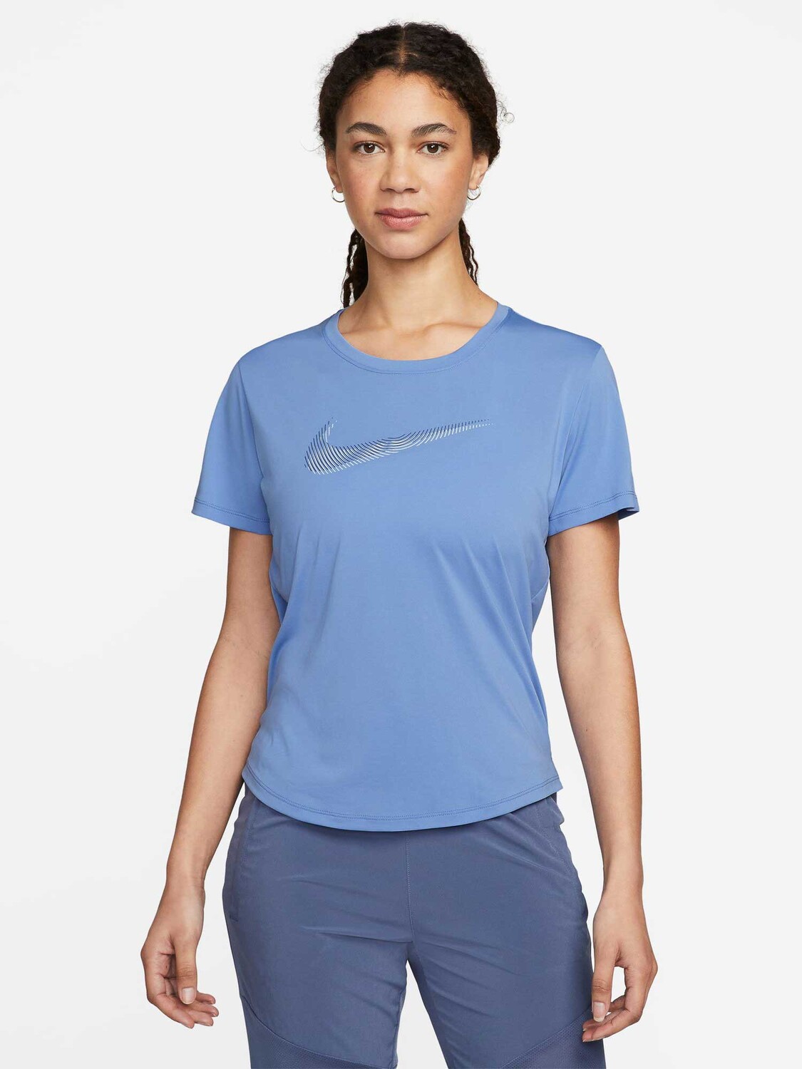 

Футболка Nike W NK DF SWOOSH HBR SS TOP, синий