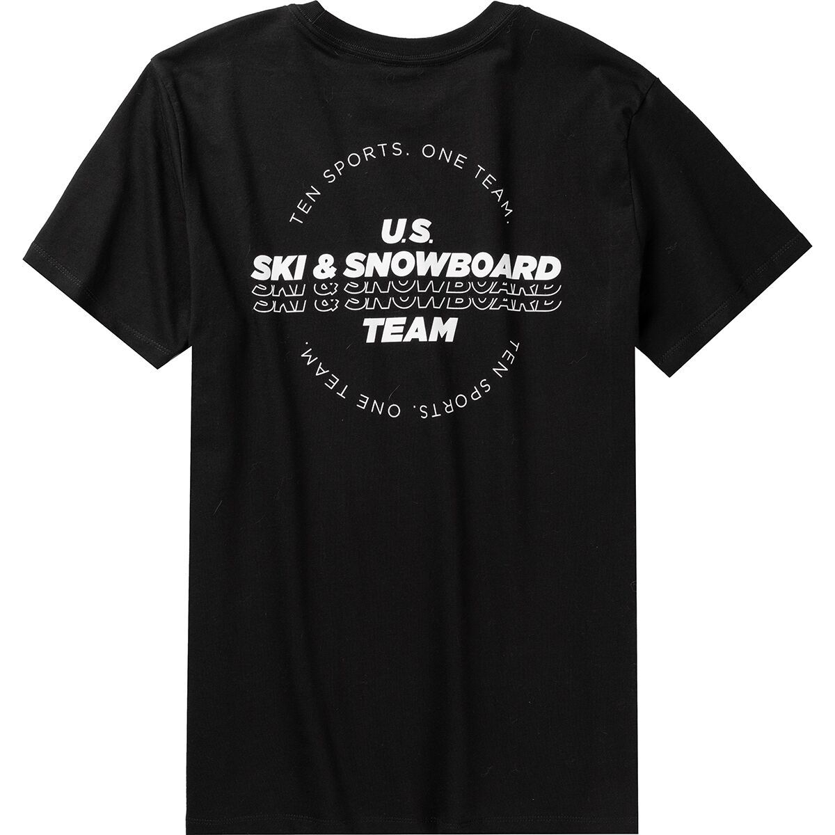 

Футболка спортивная Ten sports one team Us Ski And Snowboard, черный