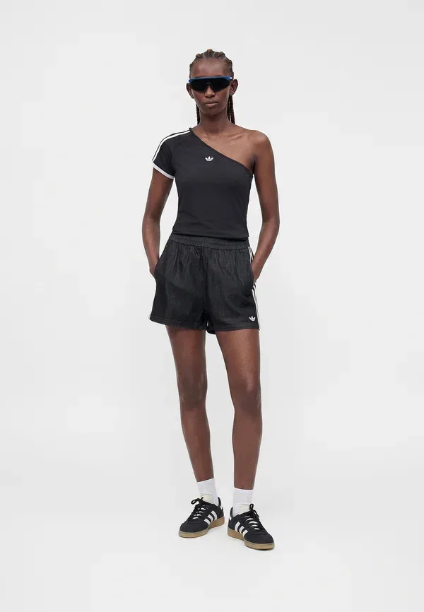 Джинсовые шорты Adidas Originals, средний черный деним — фото 2