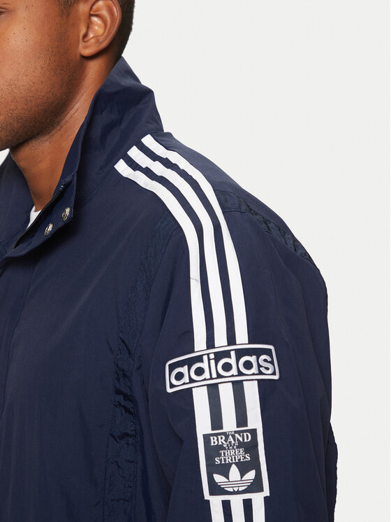 Легкая куртка свободного кроя Adidas, синий — фото 4