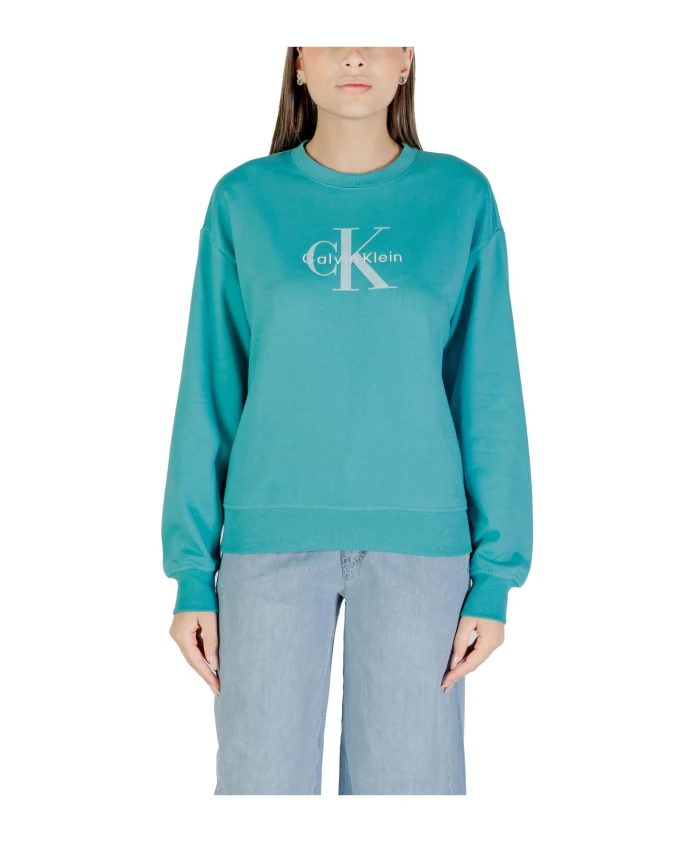 

Толстовка с круглым вырезом и принтом Calvin Klein Jeans, синий