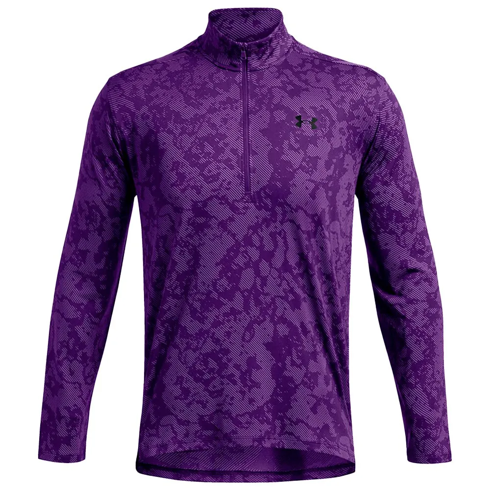 

Футболка Under Armour Tech Vent Geode half zip long sleeve, фиолетовый