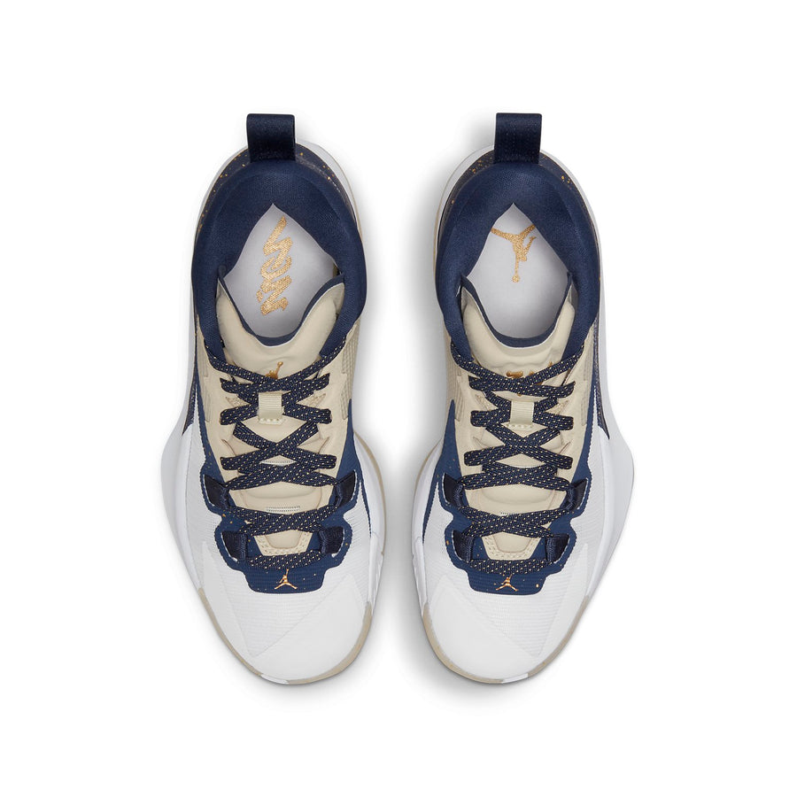 Кроссовки (GS) Air Jordan Zion 1 'Pelicans', желто-коричневый — фото 4