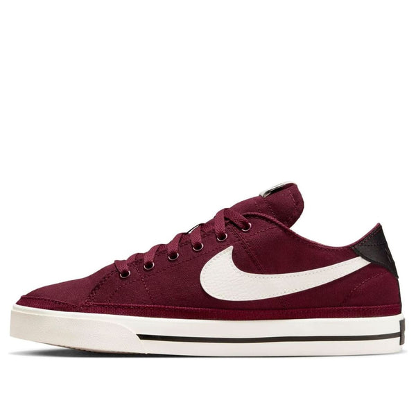 

Кроссовки court legacy canvas 'claret' Nike, красный