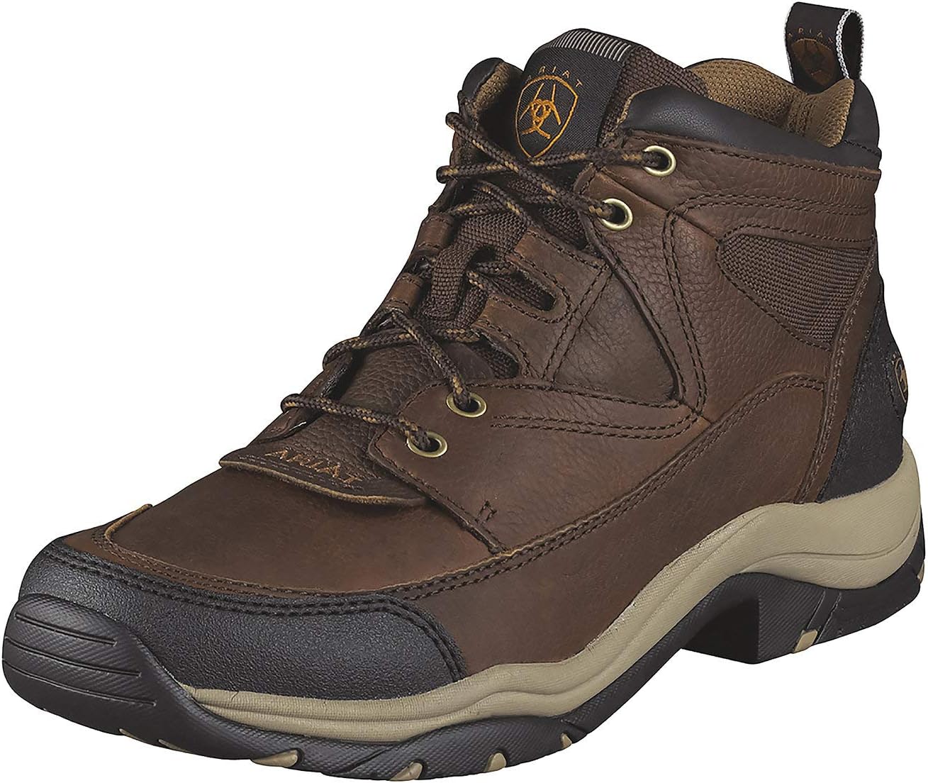 Ботинки для походов Ariat Terrain - мужские кожаные походные ботинки, Cordovan — фото 2