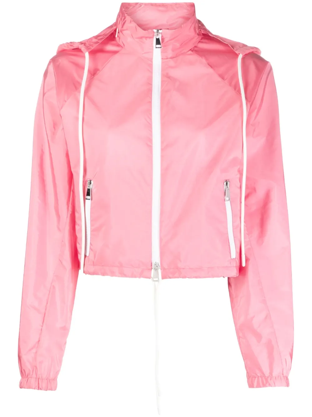 

Куртка с капюшоном и кулиской MONCLER, розовый