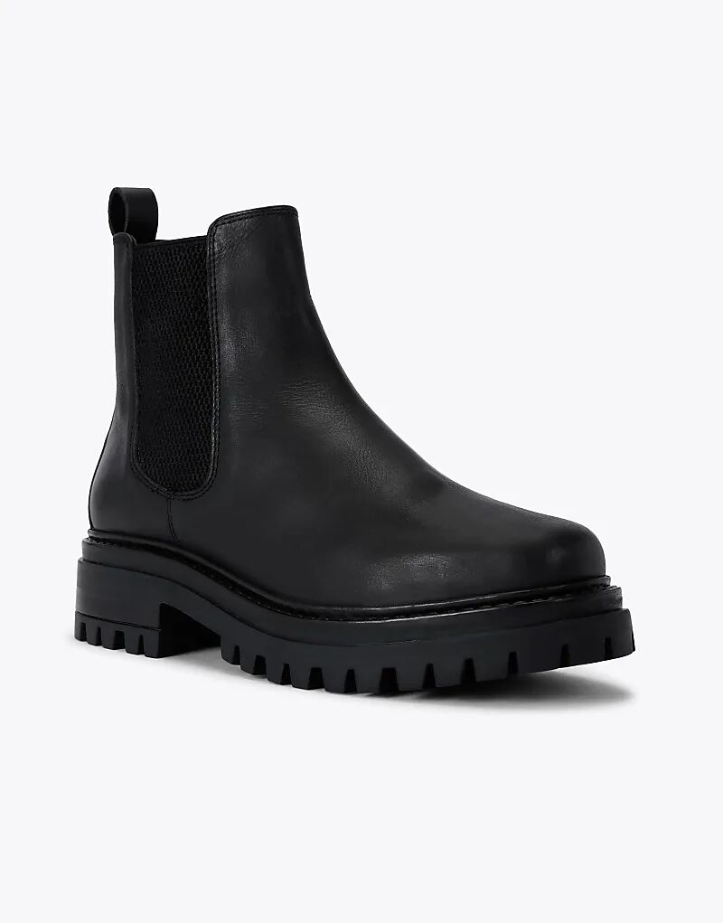 Низкие ботильоны KG Kurt Geiger Teddy из черной кожи — фото 4