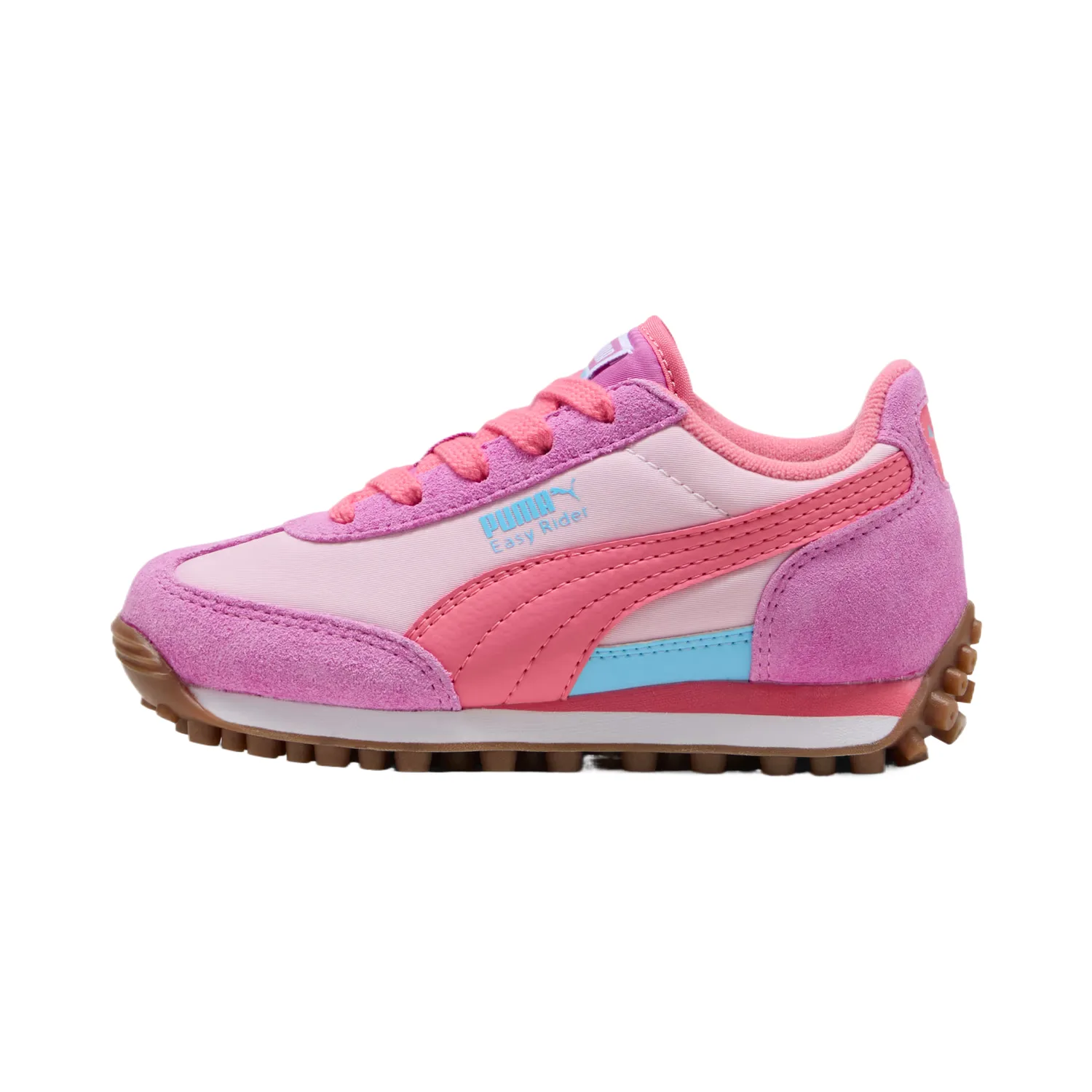Детские кроссовки suede low top для детей 3-7 лет PUMA, Pearl Powder-Magic Rose