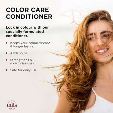 Кондиционер для окрашенных волос MKS Eco Color Care с подсолнечником Earthly Body — фото 3